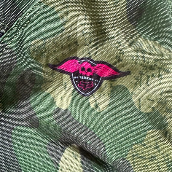 FOX 180 Racing Youth/Kids Dirtbike Riding Pants Green Pink Camo Size 12/14 - Picture 4 of 9